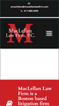 Mobile Screenshot of maclellanlawfirm.com