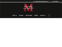 Tablet Screenshot of maclellanlawfirm.com